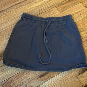 Aritzia fleece skirt